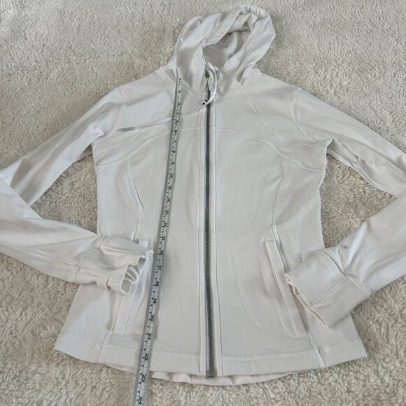 Womens Lululemon Define Nulu Jacket in White Size 6 Running Workout Clean/Soft - Picture 5 of 7